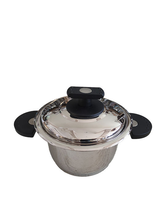 Cryspo Trio Βαθιά Ανοξείδωτη Κατσαρόλα 2lt / 16cm