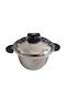 Cryspo Trio Βαθιά Ανοξείδωτη Κατσαρόλα 6.3lt / 24cm