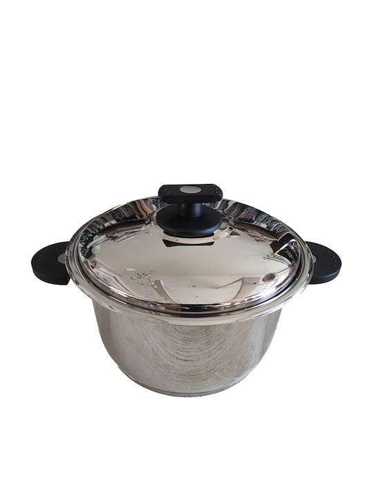 Cryspo Trio Βαθιά Ανοξείδωτη Κατσαρόλα 3.8lt / 20cm