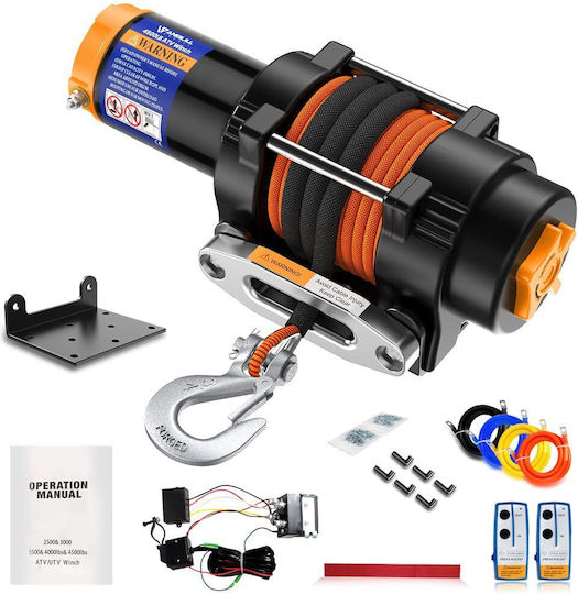 Electric Troliu Auto 4x4 12V cu Capacitate de Tracțiune 2045kg