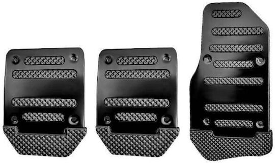 Alista Home Set de pedale Autoturism Universal Aluminiu Negre 3buc