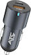 ATC Auto-Ladegerät 60W 7A mit Anschlüssen: 1xUSB 1xType-C Blau Farbe