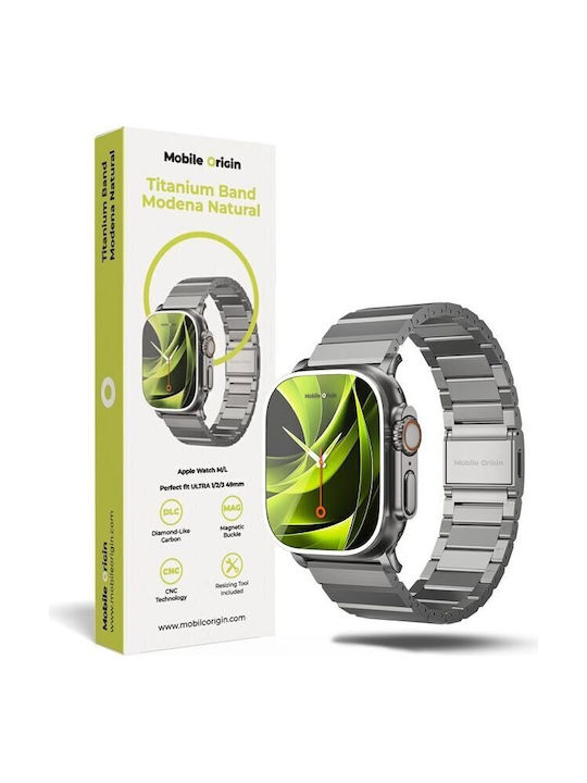 Mobile Origin Λουράκι Μπεζ (Galaxy Watch UltraApple Watch 44/45/46mm/Ultra 49mm)