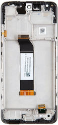 Xiaomi Redmi Note 10 5G LCD Дисплей + Тъч Модул + Преден Панел Черен Service Pack