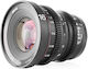 Meike Cadru complet Obiectiv Foto 16mm T2.2 Unghi larg pentru Montura Micro Patru Treimi (MFT) Black