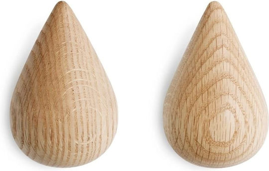 Normann Copenhagen Agățătoare De Perete Din Lemn Bej