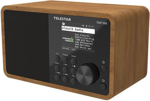 TELESTAR Top 200 Dab+ Επιτραπέζιο Ραδιόφωνο DAB+ Καφέ