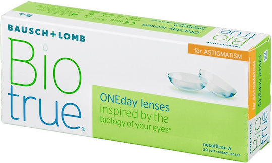 Bausch & Lomb Biotrue Oneday For Astigmatism 5 Daily Astigmatic Contact Lenses Hydrogel