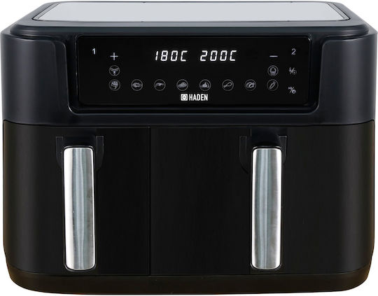 Haden Air Fryer with Double Detachable Bucket 9.5lt Black