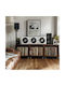 Music Poster House Balloons Weeknd Ms497 21cm X 30cm Black Wooden Frame