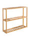 Estia Essentials Essentials Wall Mounted Bathroom Shelf Bamboo 60x15x51cm Beige