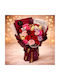 Buchet Floral Etern Artisan Flori Săpun Trandafiri Lalele Roșii