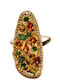 Songea Padparadscha Sapphire Ring Size 18.5