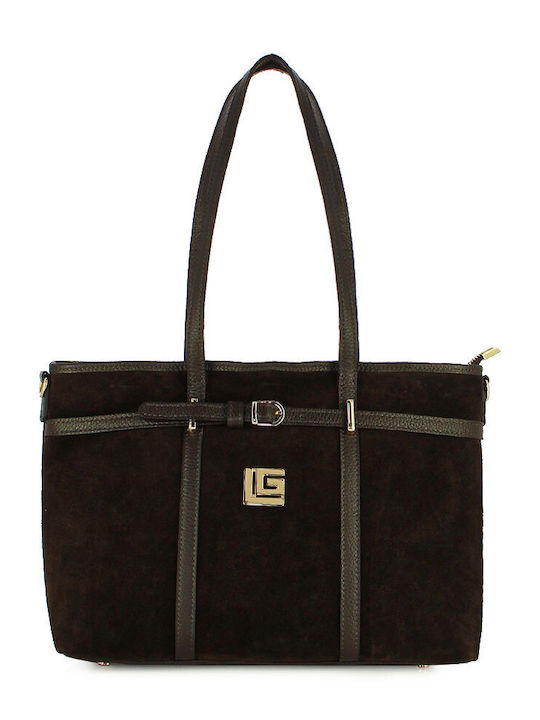 Guy Laroche Leather Women's Bag Shoulder Brown