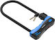 Avizar U-shaped Double Lock Keys Bicycle Motorcycle Black Blue