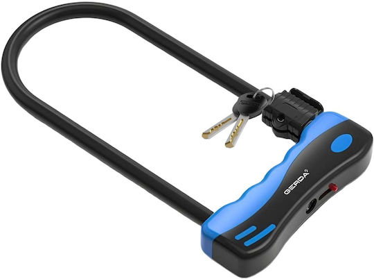 Avizar U-shaped Double Lock Keys Bicycle Motorcycle Black Blue