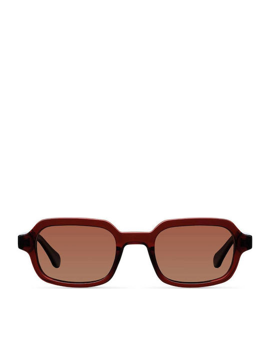 Meller Dotia Unisex Sunglasses With Red Horn-Ri...