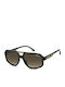 Carrera Victory C Unisex Sunglasses With Black Horn-Rimmed Frame And Grey Lens 26/S 003/86