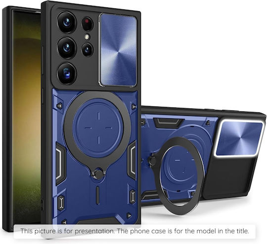 Carcasă Nothing Phone 3a Lite Skyddar Innovation Camguard Pro Set Protecție Cameră Magnetic Inel Autocolant Albastru