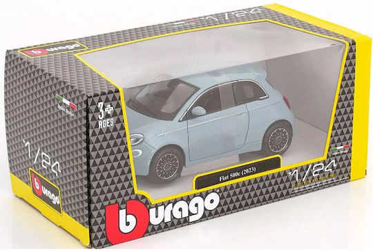 Bburago Fiat Figurină de Modelism Mașină Blue la Scară 1:24 Albastru Siel