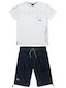 Kids' Set with Shorts Summer 2pcs White