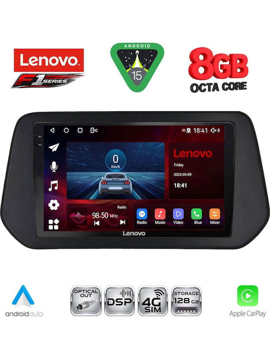 Lenovo Car Audio System for Suzuki SX4 S-Cross 2021-2026 (Bluetooth/USB/WiFi/GPS/Apple-Carplay/Android-Auto) with Touch Screen 9"