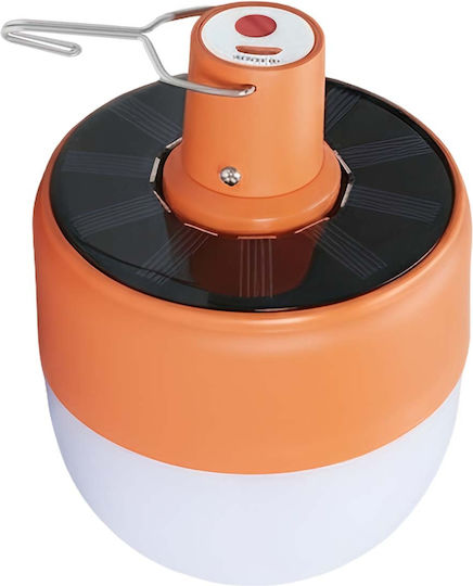 Avizar 10w Wiederaufladbare Solarleuchte Haken 5 LED Modi 1200mah Orange