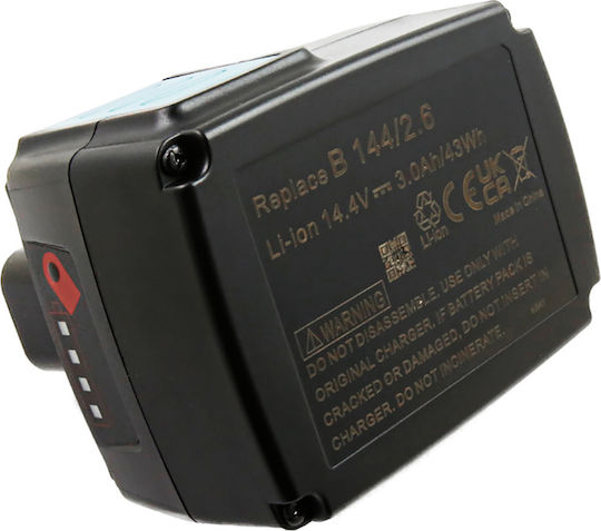 Avizar 14.4v Li-ion 3000mah Battery Hilti Sf 144-a Cordless Tool Black