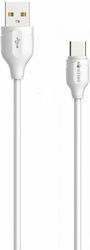 Green On USB 2.0 Cable USB-C male - USB-A White 1m (70040352)