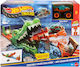 Hot Wheels Monster Trucks Snake Slam Takedown Track Crocodile Crash Challenge 1:64 Monster Truck For 4+ Years Old