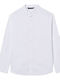 Kids Solid Color Long-Sleeved Shirt White
