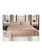 Makis Tselios Home Duvet Cover Set Cotton Satin Queen with 2 Pillowcases 220x240 Leaves