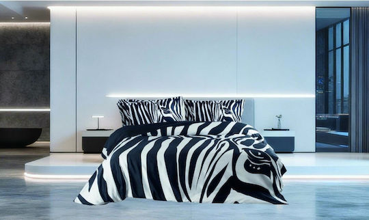 Makis Tselios Home Σετ Υπέρδιπλη 240x250cm Zebra