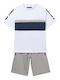 Kids' Set with Pants Summer 2pcs Coffee