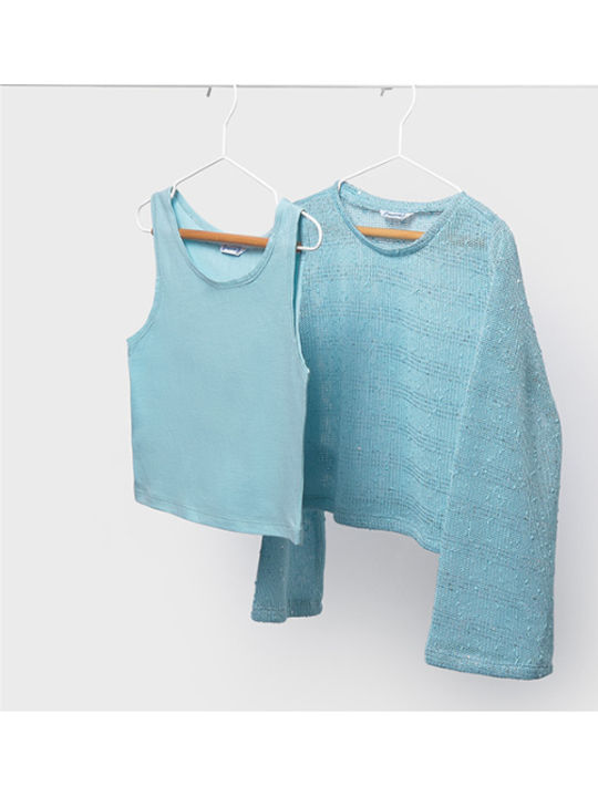 Sommer Kinderbekleidungsset 2 Stück Hellblau