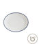 Bonna Serving Platter Oval made of Porcelain White 25x19cm