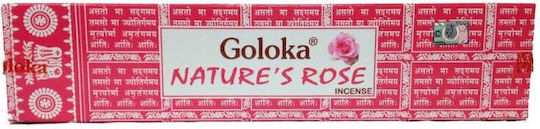 Goloka Duftstäbchen mit Duft Rose 15gr
