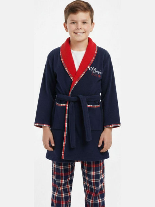 Tres Chic Детски халат Зимна Поларена Blue