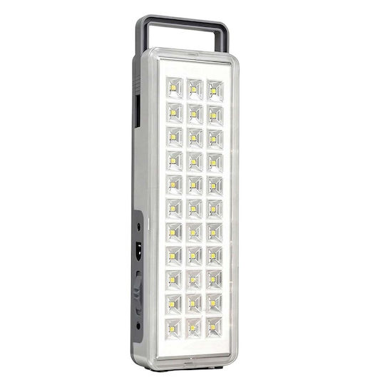 Avizar 30 Led High Brightness Emergency Lamp 1800mah Rechargeable White