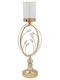 Keskor Metal Candle Holder in Gold Colour 19x62x14cm Various Colors