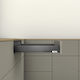 Metallic Drawer Blum Merivobox N Height 8.55cm Depth 50cm Load Capacity 40 Kg Dark Gray Grey Orion