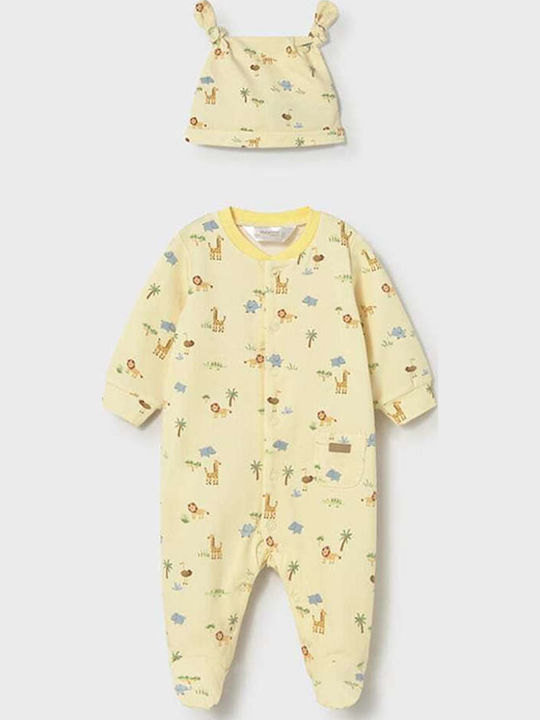 Mayoral Set Baby-Strampler Gelb 2Stücke