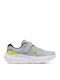 Bps Surge 4 Ac Kids Sports Shoes Running with Hoop & Loop Closure Gray