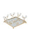 Keskor Metallic Napkin Holder Gold 20x20x7cm 43267
