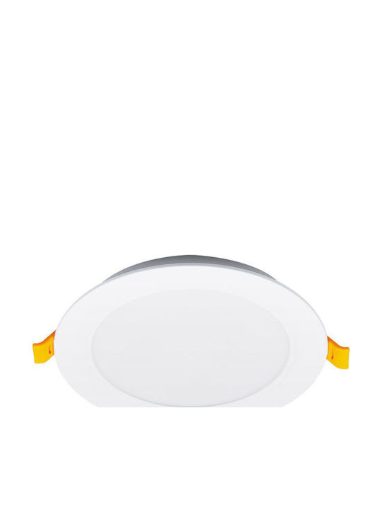 Metanor Στρογγυλό LED Panel 5W με Φυσικό Λευκό Φως 4000K