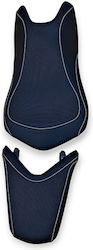 Integra 700 Honda Anti-Slip Seat Cover White Stitches