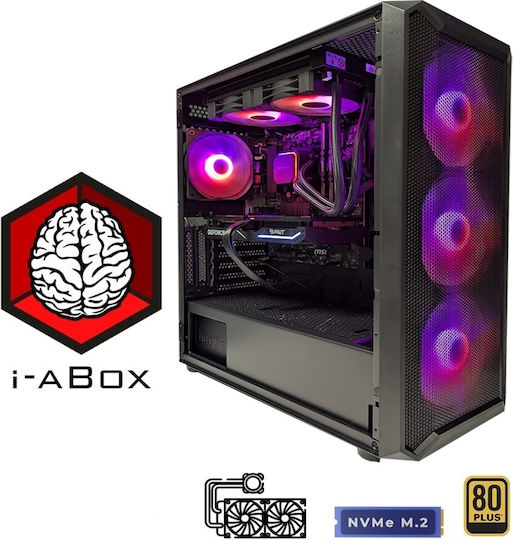 i-aBox Gamer's Choice v5i G Gaming Desktop PC (Ryzen 5-9600X/16GB DDR5/1TB SSD/GeForce RTX 5070/W11 Home)