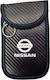 Signal Blocking Case – Protective Car Key Cover RFID Nissan Black Blue Stitch Car Key Inner Ring 14.5cmx9.3cm 10185-k