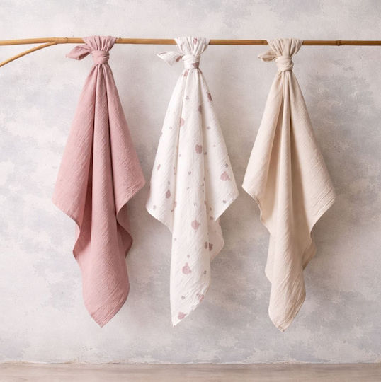 Babyono Πάνα Αγκαλιάς 70x70cm 3τμχ Babyono Πάνα Αγκαλιάς 70x70cm 3τμχ