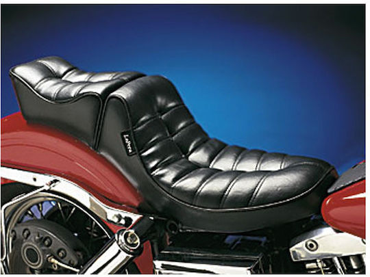 Le Pera Σέλα Διπλή Οδηγού Συνεπιβάτη Μοτοσυκλέτα Harley-davidson Lepera Regal 2-up Seat Pleated